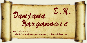 Damjana Marganović vizit kartica